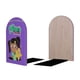 thumbnail image 2 of El Mundo de Nina Sujetalibros decorativos temáticos, tope para estantería con base antideslizante, uso dual para hogar y oficina - 2 piezas, 2 of 6