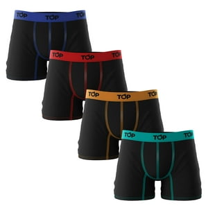Top - Bóxer Medio Algodón Color Pack 4 Pk C10
