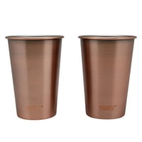 Set 2 Vasos 500Ml Copper Line Wayu Cocteleria Tragos Cocina