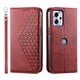 thumbnail image 1 of Funda Flip FOXDOCK para Motorola Moto G13 , Estilo Billetera con Diseño Rombo, Correa de Mano y Soporte, Uso Diario, 1 of 6