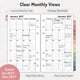 thumbnail image 3 of Forvencer A6 Planner Inserts, 2027 Weekly Monthly Planner, 3 of 3