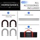 thumbnail image 2 of Juego de herraduras YDDS Horseshoes Outside con bolsa de transporte, 2 of 7