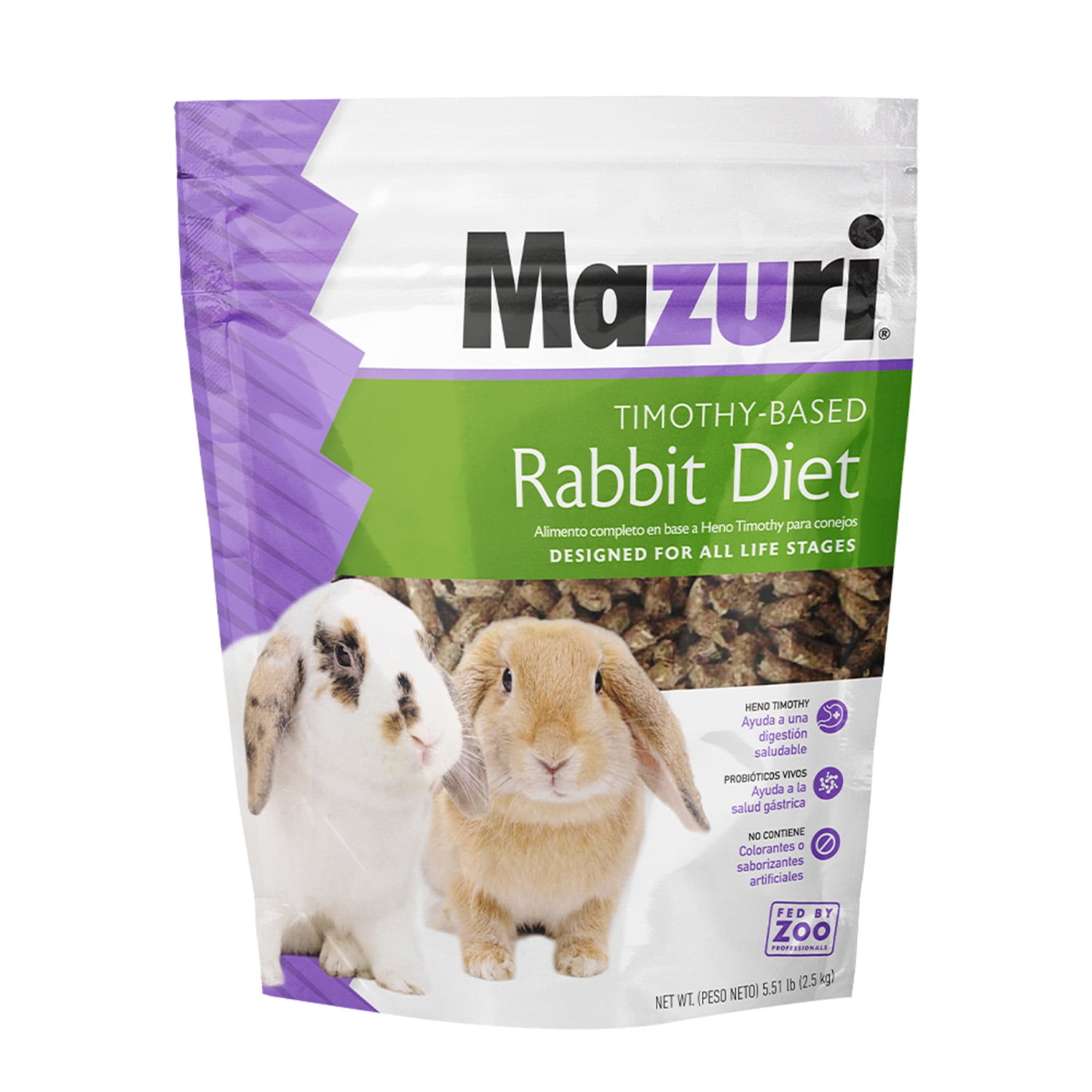 Mazuri Alimento Conejo Timothy 2,5 Kg