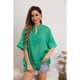 thumbnail image 2 of Blusa Mujer Lino Algodón Premium Liviana Cuello Mao 8057, 2 of 3