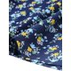 thumbnail image 5 of Agnes Orinda Blusas para Mujer Tallas Grandes Cuello Redondo Floral Cinturón Manga Corta Acampanada Talla 4X Azul Oscuro, 5 of 6