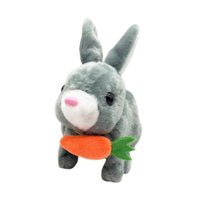 Bothyi - Conejito Eléctrico De Peluche, Regalo De Pascua, Juguete De Conejito Realista Para Niños
