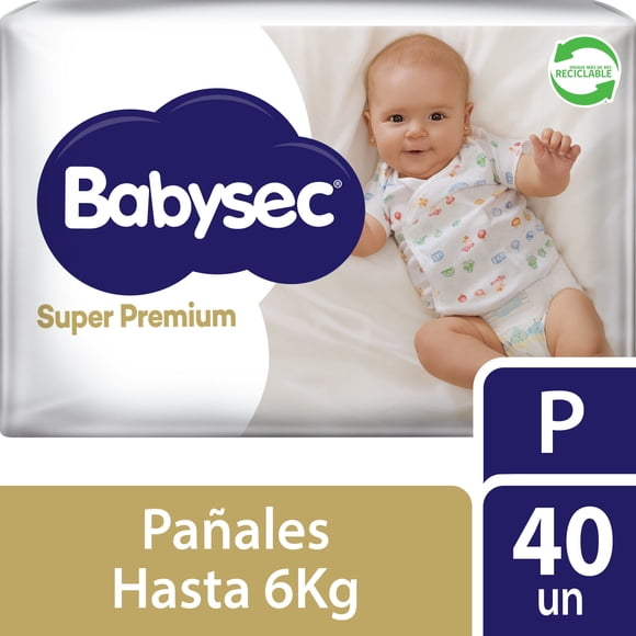Pañales Babysec Súper Premium P