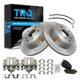thumbnail image 1 of Juego de discos y pastillas de freno traseros TRQ semimetálicos para Infiniti G35 2005, 1 of 8