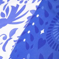 Arthome - Plumón México Reversible Estampado Azul 2 Plazas