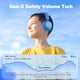 thumbnail image 3 of iClever Auriculares Bluetooth BTH22 Kids 60 H Play Time Blue, 3 of 3