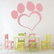 thumbnail image 2 of Decomural Paw Print Heart WS-32607, 2 of 2