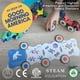 thumbnail image 3 of Juego Construction Magnet Toy Clixo Wheel Creator, 72 piezas, 3 of 7