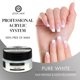thumbnail image 2 of Polvo de uñas acrílico JOYA MIA Super Adhesion Pure White 30 ml, 2 of 7