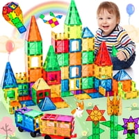 Juego De Bloques De Construcción Cossy, 120 Piezas, Azulejos Magnéticos Para Niños De Más De 3 Años