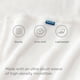 thumbnail image 3 of Manta de cama, forro polar, tamaño queen, blanca, suave y ligera, 3 of 7