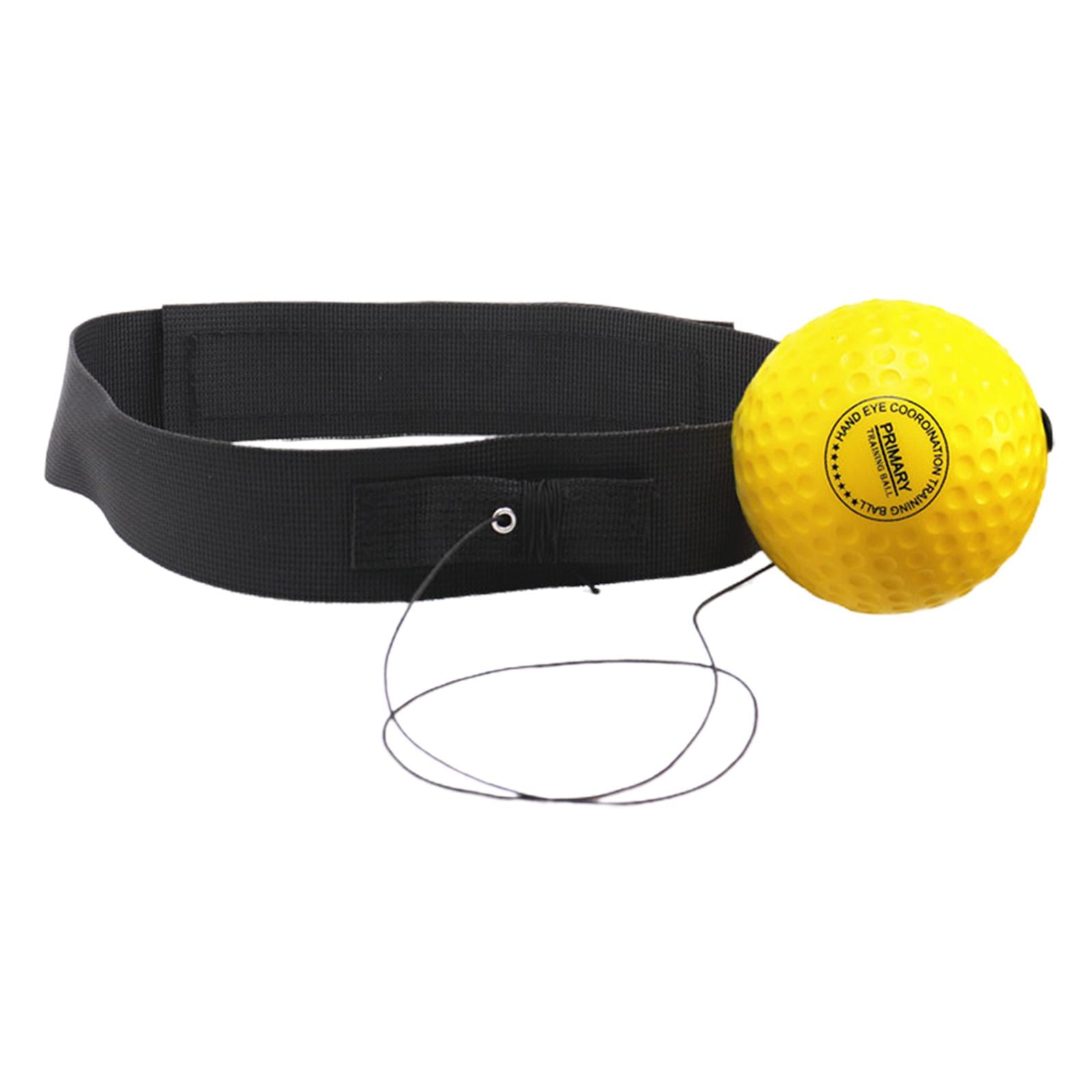 Ioensy - Boxeo Reflex Ball Mano Ojo Coordinación Entrenamiento Reflex Punching Fight Ball Yellow Ball 20g