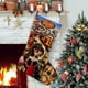 thumbnail image 1 of El Libro de la Vida Tema: Calcetines de Navidad, fino lino blanco para colgar en escaleras y chimenea, decoración navideña para el hogar, regalo de Navidad. 45cm × 32cm, 1 of 5