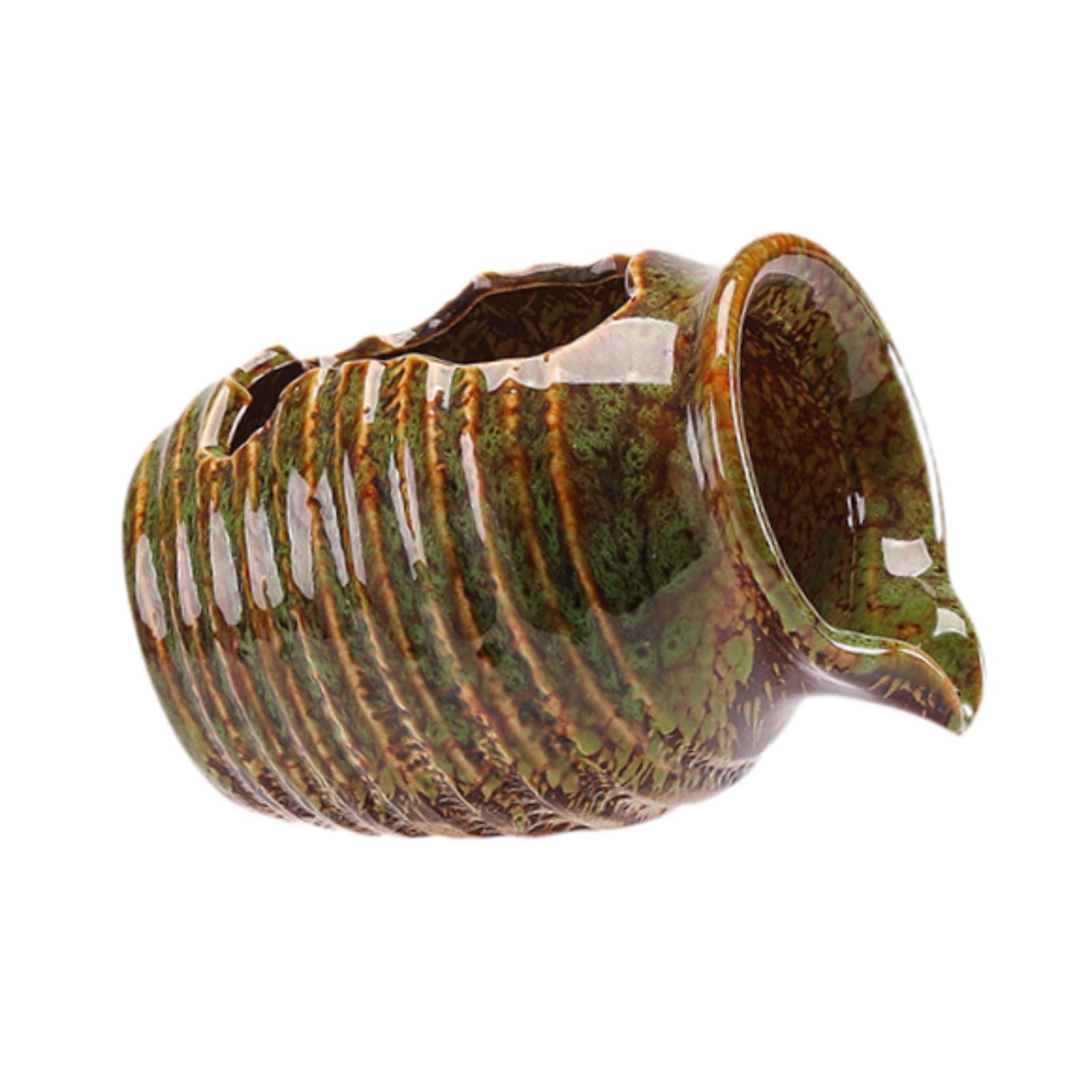 Bothyi - Circulante De Agua Clay Maceta Con Adorno De Agua De Agua De Escritorio