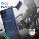 thumbnail image 3 of Funda Resistente para Motorola Moto G Power 5G 2023 con Tapa Deslizante y Protección Militar Azul, 3 of 6