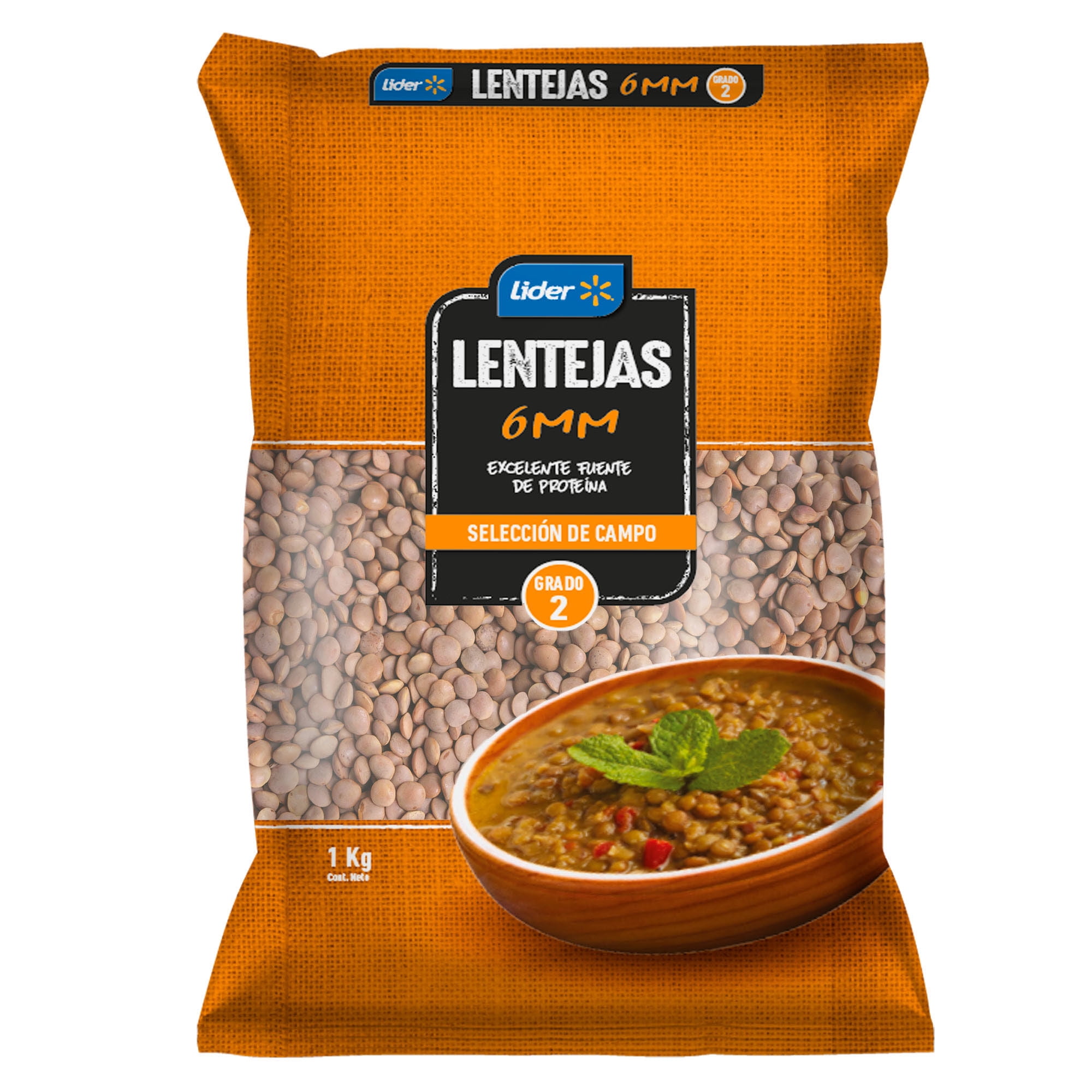 Lentejas 6mm Bolsa 1 Kg Lider