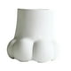 thumbnail image 2 of Florero De Cerámica Con Garra De Gatito, Maceta Elegante Para Plantas, Regalo De Inauguración De La Casa, Color Blanco, 2 of 3