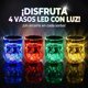 thumbnail image 2 of Set De 4 Vasos Led Neon De Lujo Celebraciones, 2 of 5