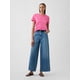 thumbnail image 2 of Camiseta GAP Favorite de cuello redondo para mujer, color rosa impactante, talla L, 2 of 4