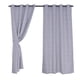 thumbnail image 1 of Set Cortinas Argolla 140x220 Chevron Grey, 1 of 4