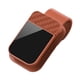 thumbnail image 4 of Soporte Para Gafas De Sol Compacto, Fácil De Instalar, Universal, De Lujo, Con Clip, Color Marrón, 4 of 5