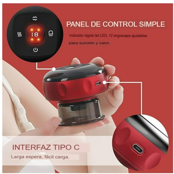 Masajeador Electrico con ventosa para el cuerpo anticelulitis