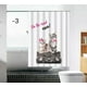 thumbnail image 1 of Cortina De Tela Para Baño Ducha Color Blanco Gatitos, 1 of 3