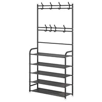 Click Ventas - Armario Closet Zapatero Armable Negro 5 Niveles