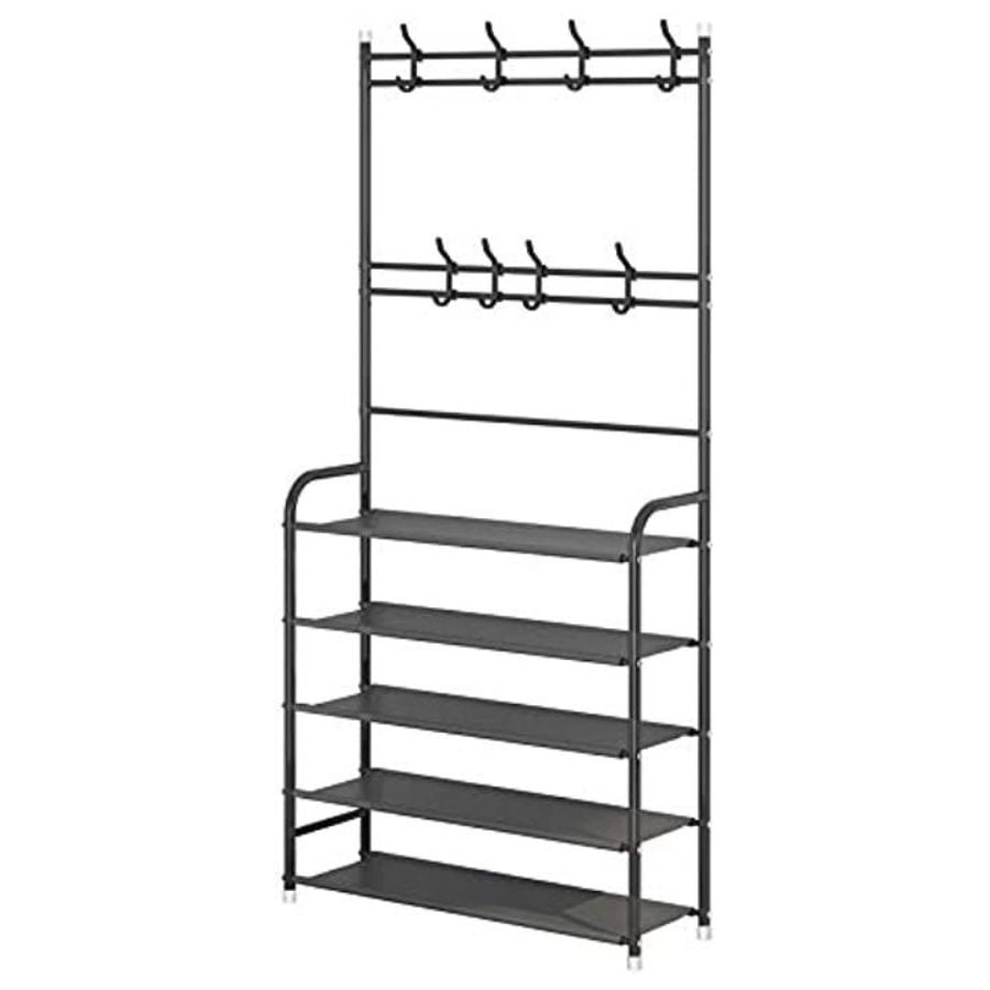 Click Ventas - Armario Closet Zapatero Armable Negro 5 Niveles