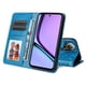 thumbnail image 4 of Funda tipo cartera FOXDOCK para Realme C67 4G , diseño girasol en relieve, cuero PU, cierre magnético, soporte y tarjetero, 4 of 5