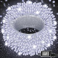 Cadena De Luces Led Ljlnion 300 De 30 M Para Exteriores E Interiores, Color Blanco