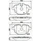thumbnail image 2 of Pastillas Freno para auto BMW 528i 2017-2023 Trasero, 2 of 3