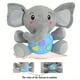 thumbnail image 1 of Plush Elephant Music Baby Toys 0 3 6 9 12 Months, Cute Stuffed Aminal Light Up Baby Toys Newborn Baby Musical Toys For Babies Infant Toddlers Boys And Girls 0 To 36 Months Gifts, 1 of 4