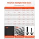 thumbnail image 2 of Kit de punzones de acero VEVOR 1/2" a 2" con 6 matrices, 2 of 9