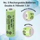 thumbnail image 5 of Batería recargable Lombaour AA 1.2 V 700 mAh, 5 of 8