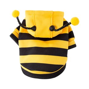 Ioensy - Mascotas Abeja Disfraz De Halloween Abrigo Encantador Cómodo Otoño Invierno Gatos Sudaderas Xxl