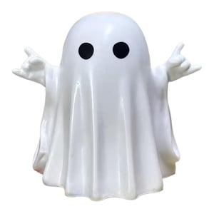 Bothyi - Figura De Fantasma De Halloween, Estatua De Fantasma Navideña Para Regalos De Fiesta En Interiores Y Exteriores