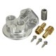thumbnail image 1 of Kit Universal de Montaje para Filtro de Aceite Derale de Aluminio Pulido, 1 of 2