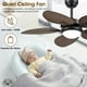 thumbnail image 3 of Ventilador de techo Wiviniya Tropical de 44 pulgadas para interiores y exteriores con luz, 3 of 3