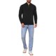 thumbnail image 2 of INSPIRE CHIC Suéter de Hombre con Cremallera Cuarto, Cuello Simulado de Polo, Tejido, Talla L, Negro, 2 of 6