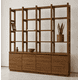 thumbnail image 2 of Biblioteca "Arrayán" Estantería Abierta de Madera con Postes - Café - 180x35x200 cm, 2 of 3