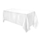 thumbnail image 2 of Mantel Rectangular Para Decoración De Mesa De Comedor, Para Restaurantes, Bodas, Cafeterías, Color Blanco, 2 of 3