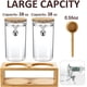 thumbnail image 2 of Contenedores de almacenamiento Yangbaga Coffee Sugar 1.1 L, 2 unidades con estante, 2 of 7
