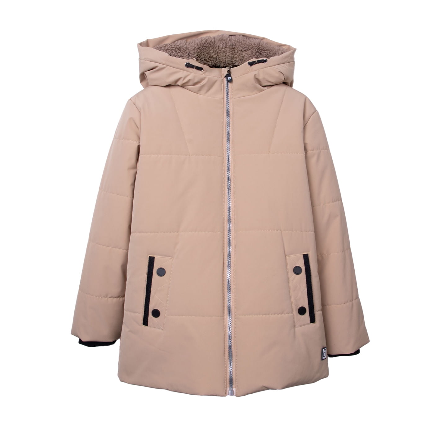 Pillin - Parka Niño Repelente Al Agua Con Forro Térmico Café