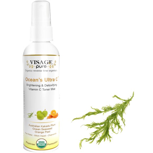 Tónico Facial Visage Pure Ocean's Ultra C Orgánico USDA