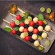 thumbnail image 4 of Brochetas de bambú PFIEIFPO, 20 cm, 200 unidades, para aperitivos, barbacoas, fruta, 4 of 7